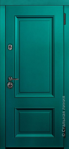 Входная дверь Стальная Линия Империал серия 90 RAL 6036/белый