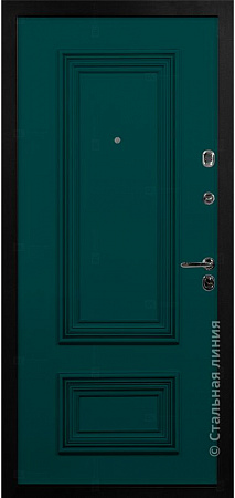Входная дверь Стальная Линия Поло серия 100 NCS S 6530-B50G