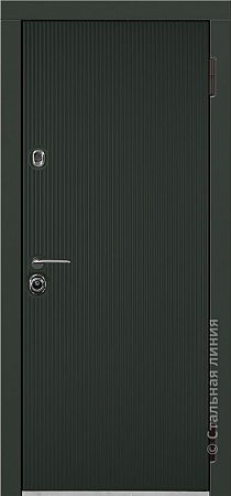 Входная дверь Стальная Линия Ланкастер серия 100 NCS S 8005-G20Y
