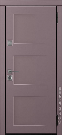 Входная дверь Стальная Линия Мифрид серия 90 RAL 4009/белый