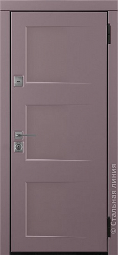 Входная дверь Стальная Линия Мифрид серия 100 RAL 4009/белый
